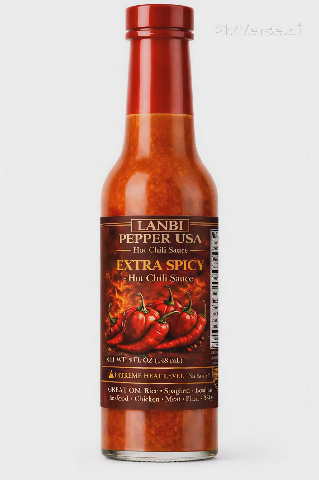 🔥 LANBI Pepper USA – Extra Spicy Caribbean Hot Chili Sauce (5oz) | Premium Scotch Bonnet Heat
