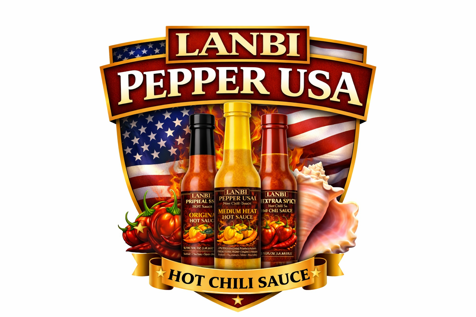 🔥 LANBI Pepper USA – Extra Spicy Caribbean Hot Chili Sauce (5oz) | Premium Scotch Bonnet Heat
